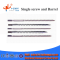 Low cost screw barrel for injection molding machine